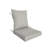 Better Homes & Gardens Outdoor Dining Chair Cushion Set, Premium Gray, 20 x 22, Seat and Back, 14202464458