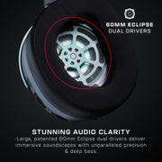 Turtle Beach Stealth 700 Gen 3 Wireless Multiplatform Gaming Headset, 60mm Eclipse Dual Drivers, Flip-to-Mute Microphone, Bluetooth 5.2, 80-Hour Battery, Black