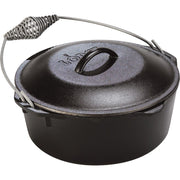 Lodge L12DO3 Pre-Seasoned Dutch Oven with Iron Cover, 9-Quart