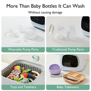 Momcozy KleanPal Pro Baby Bottle Washer Sterilizer & Dryer Combo for Easy Cleaning, Bottle Washer Machine for Bottles, Pump Parts & Baby Item Care