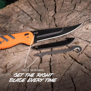 Outdoor Edge Razor HTX Multi Function Replaceable Blade Hunting Knife