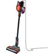 Nobrand Rocket Ultra-Light Corded Bagless Stick Vacuum with Swivel Steering, Convertible Handheld, Gray Orange, HV301