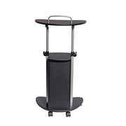 Asstd National Brand Rta Products Llc Techni Mobili Rolling Adjustable Laptop Cart With Storage - GRAPHITE ONE SIZE