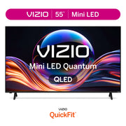 VIZIO 55 in Mini LED Quantum 4K QLED HDR Smart TV, Black, VQM55C-10