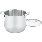 Cuisinart Contour 12-Qt. Stainless Steel Stock Pot With Lid 466-26 - STAINLESS ONE SIZE