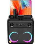 Ikarao Break X2 2024 Smart Karaoke Machine for Adults - with Lyrics Display, 64GB Karaoke Tablet, 2 Wireless Mics, Professional Karaoke System, 600W Peak Power