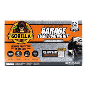 Gorilla Epoxy Garage Floor Coating Kit, 2 Gal Gray High-Gloss, 100% Solids, Chemical Resistant, 550 Sq Ft Coverage, 12 Pieces, 117994DF
