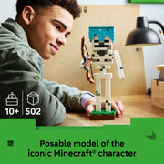 LEGO Minecraft The Skeleton Building Toy, 502 Pieces, Ages 10+, Multicolor, 6585541