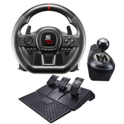 Subsonic SA5658 Superdrive GS650-X Steering Wheel With Manual Shifter, 3 Pedals, And Paddle Shifters