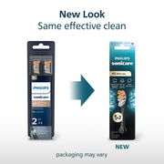 Philips Sonicare A3 Premium All-In-One Toothbrush Replacement Heads, Black, 2 Pack, HX9092/95