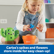 Learning Resources Carlos The Pop & Count Cactus Toddler Learning Toy, 16 Pieces, Multicolor, Ages 18 Months and Up, LER9125