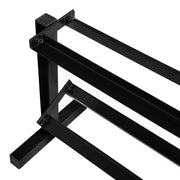 Cap Barbell RK-FL24DB Fuel Pureformance Two-Tier Dumbbell Rack, 24 in, Black, 200 lb Capacity
