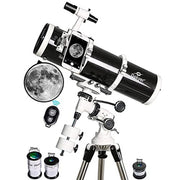 Gskyer 130EQ Reflector Telescope, 5.1 Inch Aperture, 650mm Focal Length, EQ Advanced Equatorial Mount, Adjustable Stainless Steel Tripod