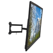 Mount-It Swivel TV Wall Mount Arm, 24 Inch Extension, Fits 32