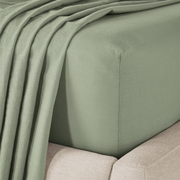 Sheet Set Percale King-Light Green