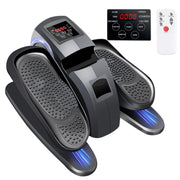 BAOKALER SG0022-BK Under Desk Elliptical Machine Leg Exerciser for Seniors Fully Assembled, Quiet & Portable Electric Seated Pedal Exerciser Adjustable Speeds with Remote Control