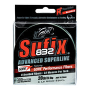 Sufix 832 Advanced Superline Braid Fishing Line 300-Yard Spool - Low-Vis Green - 20 lb.