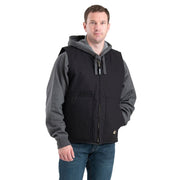 Berne Heritage Duck Vest for Men - Black - 5XL