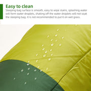 Invoker Mummy Sleeping Bag, Thermally Insulating Hollow Cotton Fill, Water-Resistant Rip-Stop Polyester Shell, Lightweight 5 lb, 90 x 31.5 in, 32-59 F Temperature Range