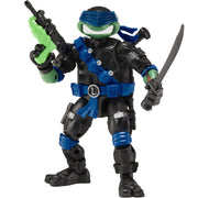 Playmates Toys Teenage Mutant Ninja Turtles x G.I. Joe Leo and Snake Eyes Action Figure with Twin Katana Swords and Ooze Blaster, Multi, 5 Inch, 81901E