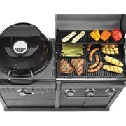 Coleman Revolution Dual Fuel Propane and Charcoal Grill, 1,030 sq. in., 45,000 BTU, Black