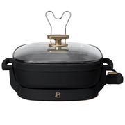 Drew Barrymore 19168 Beautiful 5-in-1 Electric Expandable Skillet Black Sesame, Up to 7 QT