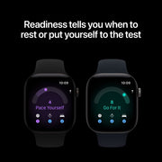 Apple Watch Series 12 Smartwatch, GPS + Cellular, 46mm Radiant Gold Titanium Case, Burgundy Sport Band, Advanced Health and Fitness Tracker