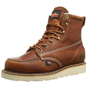 Thorogood American Heritage Moc Toe MAXWear Wedge Work Boots for Men - Tobacco - 8M