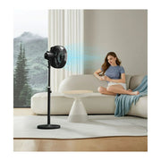 NFTIGB Pedestal Fans for Home, 3 Speeds, Black