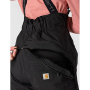 Carhartt Storm Defender Insulated Bib Overalls for Ladies - Black - L - Regular