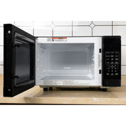 Mainstays MS8636130889-03 1.1 Cu ft Flatbed Countertop Microwave Oven, 1000 Watts, Black