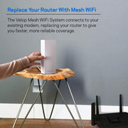 Linksys Velop AC2200 Tri-Band Mesh WiFi System, Intelligent Wireless Router, White, 1-Pack, WHW0301