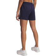 Under Armour Team Tech 5in Athletic Shorts, Mid Rise, Sweat-Wicking Fabric, Midnight Navy, Medium