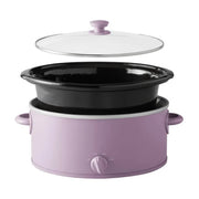 Mainstays MS8400778514-09 6QT Slow Cooker, Lilac Bloom