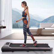 Gasky TM-XM102 2.5HP Walking Pad Treadmill 265LBS Weight Capacity Remote Control LED Display Under Desk Treadmill for Home/Office