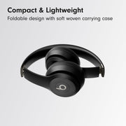 Beats by Dr. Dre Solo 4 Wireless On-Ear Headphones with Active Noise Cancellation, Built-in Microphone, Black, 50h Battery Life
