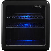 Magic Chef MCB17CHB 1.7-Cu. Ft. Retro Beverage Cooler (Black)