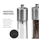Cole And Mason Tap Stainless Steel Salt & Pepper Shaker Gift Set - SILVER ONE SIZE