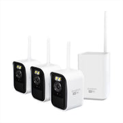 Swann SWNVK-MRMINISD3 MaxRanger Mini 4K Wireless NVR Security System, 3-Pack