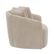 Living Style Group 2772-6423F-80K Beautiful Drew Chair by Drew Barrymore Fawn Cord