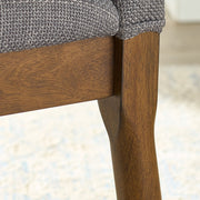 Better Homes & Gardens BH2402125171013 Reading Tall Dining Chair 2 Pack, Walnut and Gray