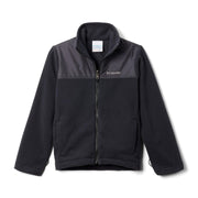 Columbia Boys Bugaboo III 3-in-1 Fleece Interchange Jacket, Waterproof Omni-Tech, Omni-Heat Lining, Black/City Grey, Large, 208946