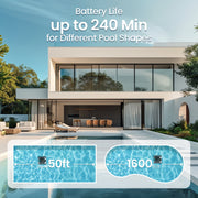 Aiper Scuba N1 Plus Robotic Pool Cleaner with MicroMesh Ultra-Fine Filter, Caterpillar Treads, WavePath Navigation, Mobile App Control
