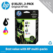 HP CZ138FN#140 61XL/61 High Yield Black and Standard Tricolor Combo Pack