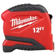 Milwaukee 48-22-1712 12 Ft. L X 1.32 in. W Compact Tape Measure 1Pk
