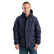 Berne Coastline Waterproof Insulated Storm Jacket for Men - Navy - XL