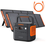 Jackery Explorer 2000 V2 Portable Power Station, 2040Wh LiFePO4 Battery, 2200W AC Output, Includes 2x200W Solar Panels and AC Extension Cable