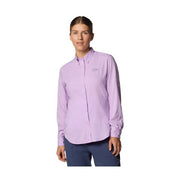 Columbia Womens PFG Tamiami II Long Sleeve Fishing Shirt, Omni-Shade UPF 40, Moisture-Wicking, Hydrangea, X-Large, 1275701583XL