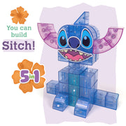 Tytan Toys Disney Stitch Magnetic Cube Set, 53-Piece 5-in-1 STEAM Building Toy for Ages 3+, Multicolor