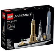 LEGO Architecture New York City 21028 Model Kit for Adults and Kids (598 pcs)